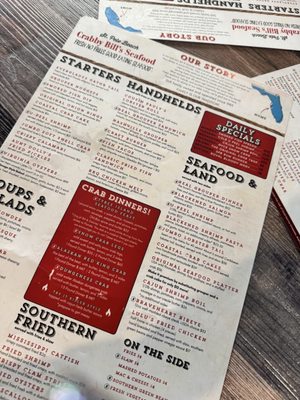 Menu photo 4 Crabby Bill's St. Pete Beach, FL Menu photo 4 Crabby Bill's St. Pete Beach, FL