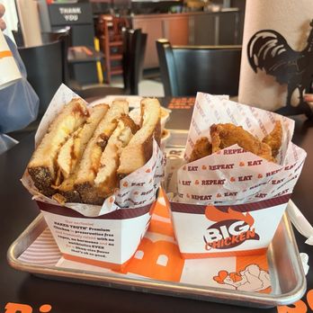 Big Chicken - Crispy Chicken Grilled Cheese and Tenders - Burgers Near Me - Carrollwood, Florida Big Chicken - Crispy Chicken Grilled Cheese and Tenders - Burgers Near Me - Carrollwood, Florida