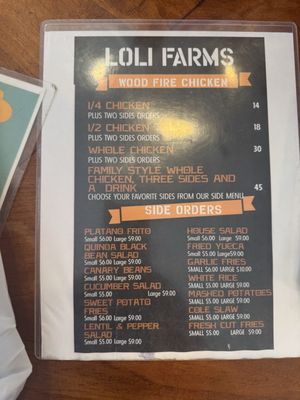 Menu photo 1 Loli Farms Pasadena, CA