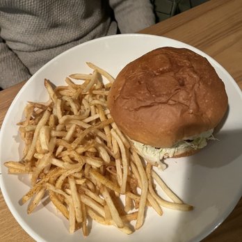 Blue Fish Grill - Crab Cake sandwich - Seafood Near Me - Flemington, New Jersey Blue Fish Grill - Crab Cake sandwich - Seafood Near Me - Flemington, New Jersey