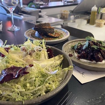 Herbst Eatery & Farm Stand - Small plates: chicory salad, beets & kombucha squash - all A+ - Wine Bars Near Me - Saint Paul, Minnesota