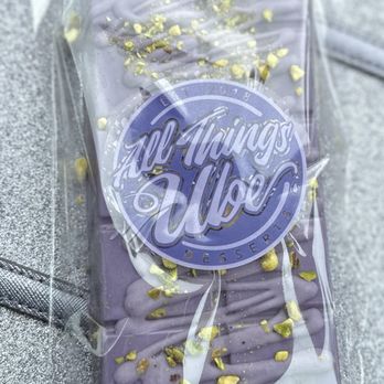 All Things Ube Desserts - Ube Knafe Chocolate $16.00 - Desserts Near Me - San Diego , California All Things Ube Desserts - Ube Knafe Chocolate $16.00 - Desserts Near Me - San Diego , California