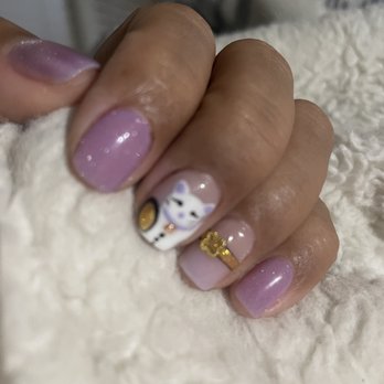 Lavish Nail Studio - Ready for Chinese New Year.  In purple not red. - Nail Salons Near Me - Garden Grove, California
