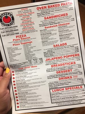 Menu photo 6 Toppers Pizza Place Oxnard, CA Menu photo 6 Toppers Pizza Place Oxnard, CA