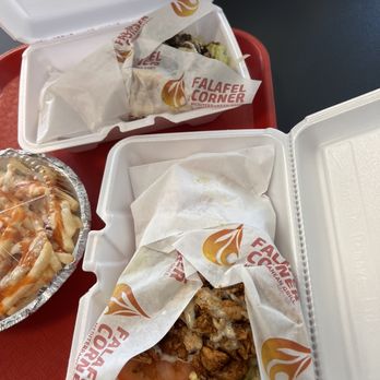 Falafel Corner - Chicken Chicken Shawarma Wrap & Gyro Wrap & Buffalo Ranch Fries - Fast Food Near Me - Citrus Heights, California Falafel Corner - Chicken Chicken Shawarma Wrap & Gyro Wrap & Buffalo Ranch Fries - Fast Food Near Me - Citrus Heights, California