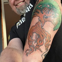 Ultra Violence Tattoo - Back of forearm