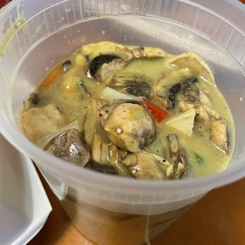 Pho Real Kitchen & Bar - Yellow curry. A little bit of spice but honestly boring. The vegetables in it were undercooked, almost raw. - Asian Fusion Near Me - Des Moines, Iowa