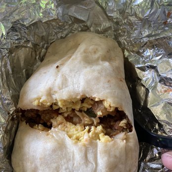 Adobos Mexican Grill - Sausage, egg burrito. Has good flavoring and was so filling. - Tacos Near Me - Galena, Illinois