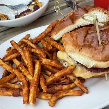 The Long Island Bar - Burger, two patty with bacon - Cocktail Bars Near Me - Brooklyn, New York The Long Island Bar - Burger, two patty with bacon - Cocktail Bars Near Me - Brooklyn, New York