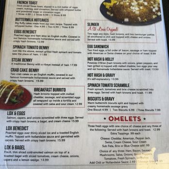 Olivette Diner - Breakfast menu - Diners Near Me - Saint Louis, Missouri