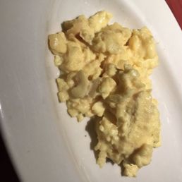 Scrambled eggs. Ask for well done