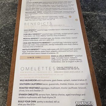 The Cottage Del Mar - Menu 3/2026 - Sandwiches Near Me - Del Mar, California The Cottage Del Mar - Menu 3/2026 - Sandwiches Near Me - Del Mar, California