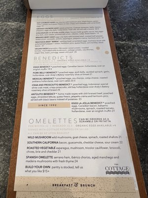 Menu photo 4 The Cottage Del Mar Del Mar, CA Menu photo 4 The Cottage Del Mar Del Mar, CA