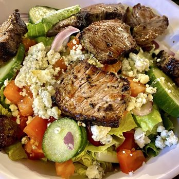 Ferrari Pizza Bar - Black and blue salad. The steak was great. - Pizza Near Me - East Rochester, New York Ferrari Pizza Bar - Black and blue salad. The steak was great. - Pizza Near Me - East Rochester, New York