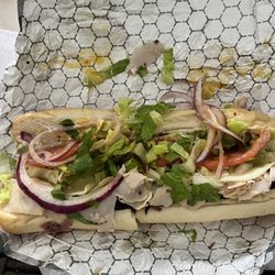 Manhattan Subs & Gyros - The Manhattan Sub.  A bit messy.