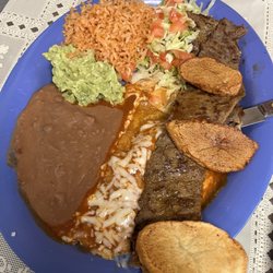La Fe Cafe - Carne asada and enchilada
