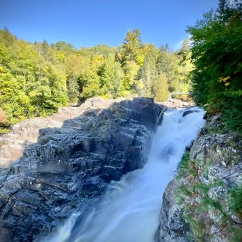 Canyon Sainte-Anne - One of the waterfalls inside the canyon - Parks Near Me - Beaupré, Quebec Canyon Sainte-Anne - One of the waterfalls inside the canyon - Parks Near Me - Beaupré, Quebec