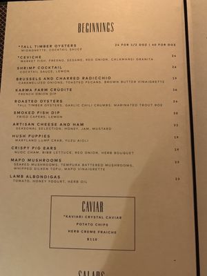 Menu photo 8 Estuary Washington, DC, DC