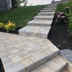 D & D Lawn Service - Inviting outdoor steps
