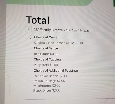 Menu photo 2 Pizza Twist Kent, WA
