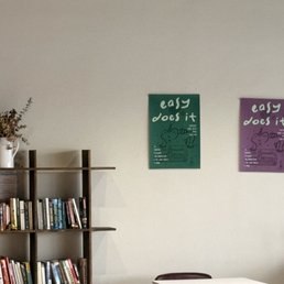 Books and seating Books and seating