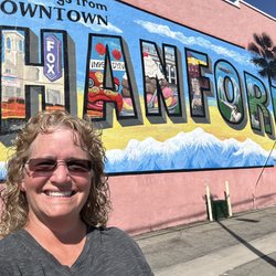 Jennifer Butts Murals & Art - Finished mural in downtown Hanford, CA