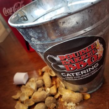 Double Barrel BBQ - Peanuts on the table, - Barbeque Near Me - Sedro-Woolley, Washington Double Barrel BBQ - Peanuts on the table, - Barbeque Near Me - Sedro-Woolley, Washington