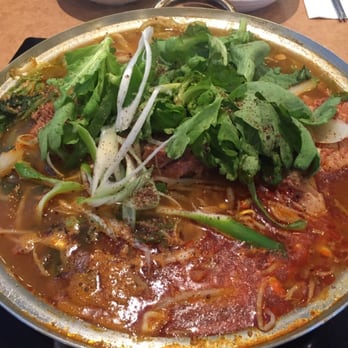 Man Ri Sung - Gam ja tang!!! Spicy Pork & Potato soup! - Korean Near Me - Richmond, British Columbia