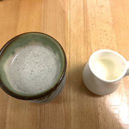 Black Sesame Pudding. A must try!