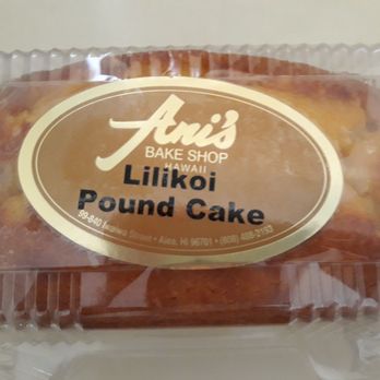 Ani's Bake Shop - Lilikoi pound cake. - Bakeries Near Me - Aiea, Hawaii Ani's Bake Shop - Lilikoi pound cake. - Bakeries Near Me - Aiea, Hawaii