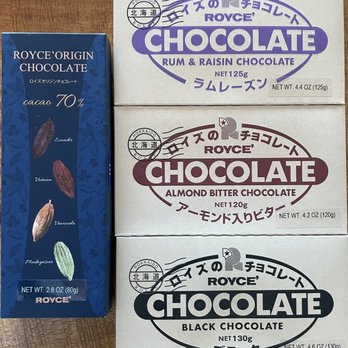 ROYCE' Chocolate - Part of our purchases - Chocolatiers & Shops Near Me - Las Vegas, Nevada ROYCE' Chocolate - Part of our purchases - Chocolatiers & Shops Near Me - Las Vegas, Nevada