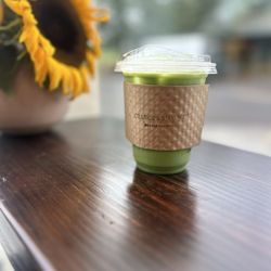 Orange & Blossom - Matcha latte with oat milk