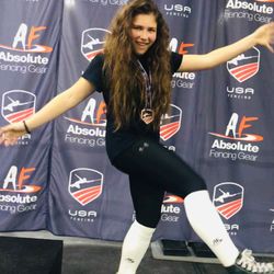 Winter Garden Fencing Academy - Maia's 3rd Place Medal at Dec 18 Div 2 NAC!