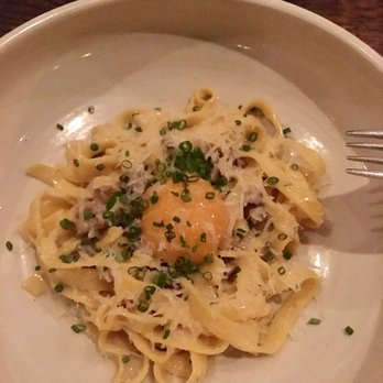 Rich Table - Tagliatelli carbonera with porcini mushrooms - New American Near Me - San Francisco, California