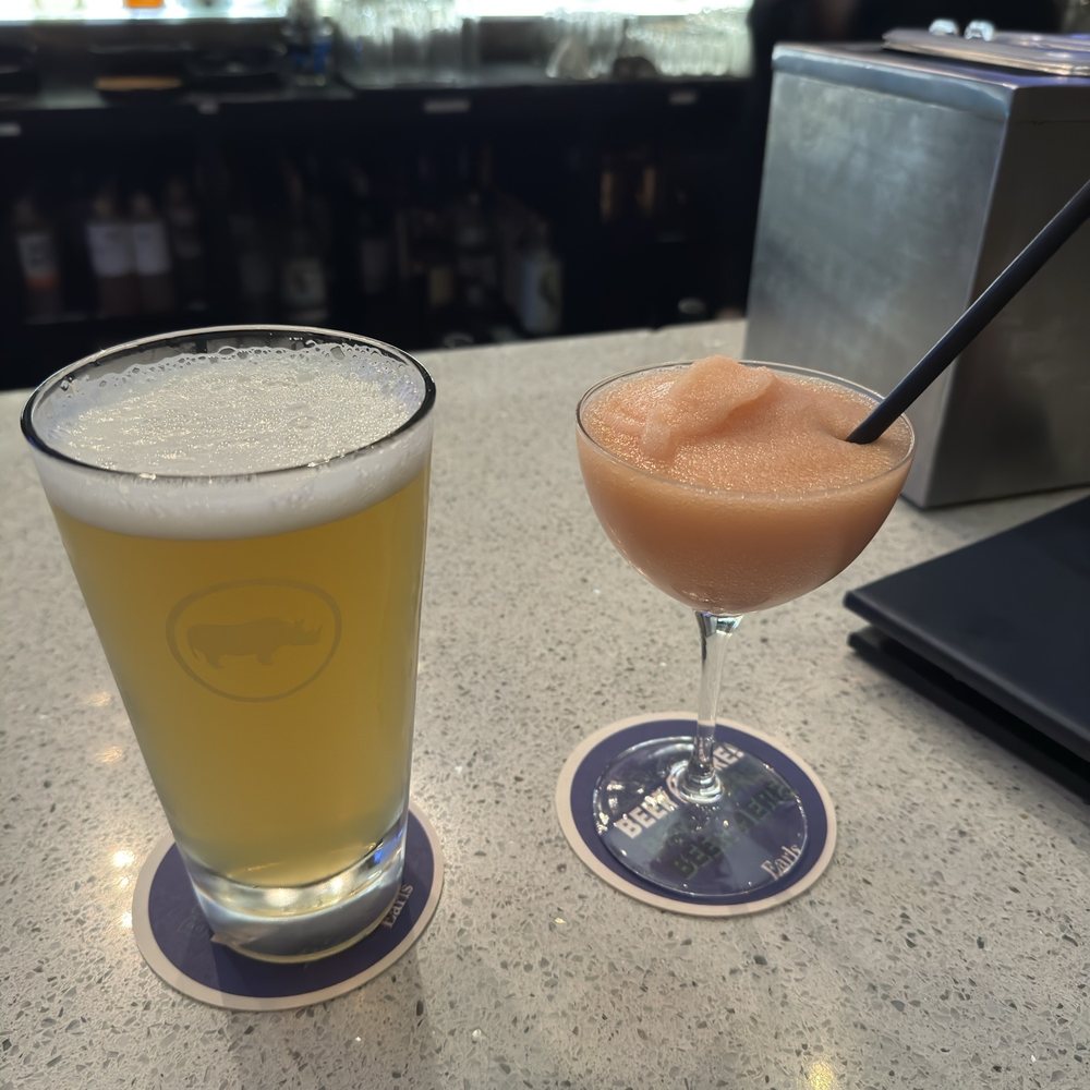 Rhino ale and watermelon slush