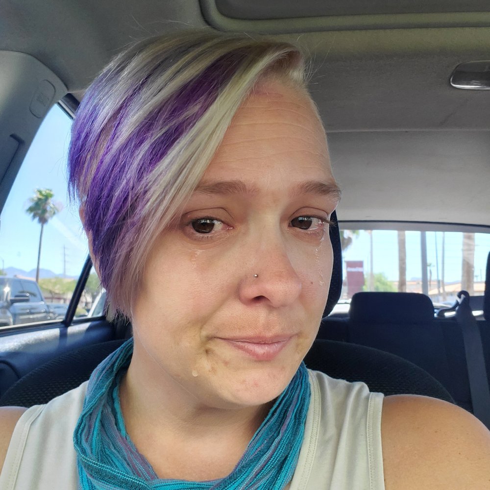 Curl Up N Dye - Left Side after being cut - Hair Salons Near Me - Las Vegas, Nevada Curl Up N Dye - Left Side after being cut - Hair Salons Near Me - Las Vegas, Nevada