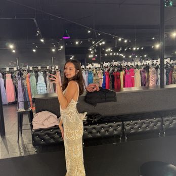 Gipper Prom - White beaded dress - Women's Clothing Near Me - Crystal Lake, Illinois Gipper Prom - White beaded dress - Women's Clothing Near Me - Crystal Lake, Illinois