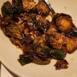 Kung Pao Brussel spouts (side)