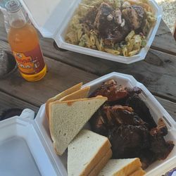 Rasta Pasta and Jerk Chicken