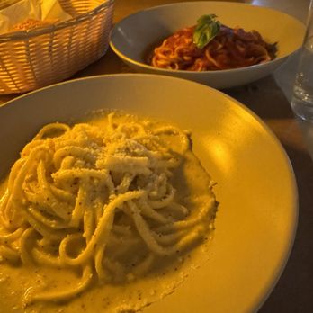 Cedro Italian Restaurant - Cacio e Pepe and promodoro y basilica - Italian Near Me - Newbury Park, California