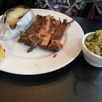 Red Oak Fillin' Station - 4 Ribs w/ baked potato and green beans - Southern Near Me - Hot Springs, Arkansas Red Oak Fillin' Station - 4 Ribs w/ baked potato and green beans - Southern Near Me - Hot Springs, Arkansas