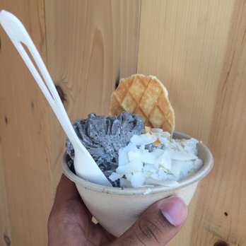Powder - black sesame with coconut chips - Desserts Near Me - San Francisco, California