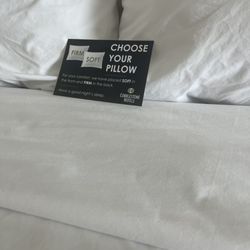 Both firm and soft pillows