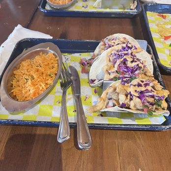 Blue Habanero - Fried fish Tacos Al Pastor - New Mexican Cuisine Near Me - Cleveland, Ohio