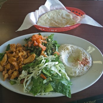 Mezzaterranean - Chx shwarma with tahini salad upgrade instead of rice. - Lebanese Near Me - Rancho Cucamonga, California Mezzaterranean - Chx shwarma with tahini salad upgrade instead of rice. - Lebanese Near Me - Rancho Cucamonga, California