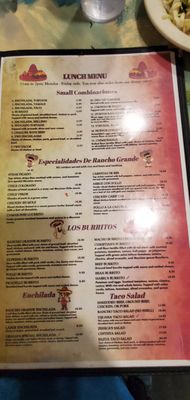Menu photo 4 Rancho Grande - Kettle Falls Kettle Falls, WA Menu photo 4 Rancho Grande - Kettle Falls Kettle Falls, WA
