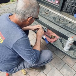 Service All Lawnmowers - Mr Beltran at work