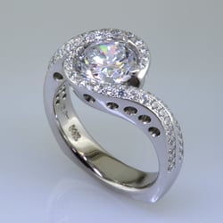 Custom Made Engagement Rings using your diamonds or ours. We will even use your gold or credit it toward your purchase.