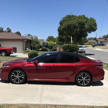 WannabeRacer Wraps - Gloss black window trim, gloss black roof with the A and C pillars also wrapped partially. - Vehicle Wraps Near Me