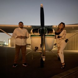 Air Discovery LA - In front of the Cessna that we in.